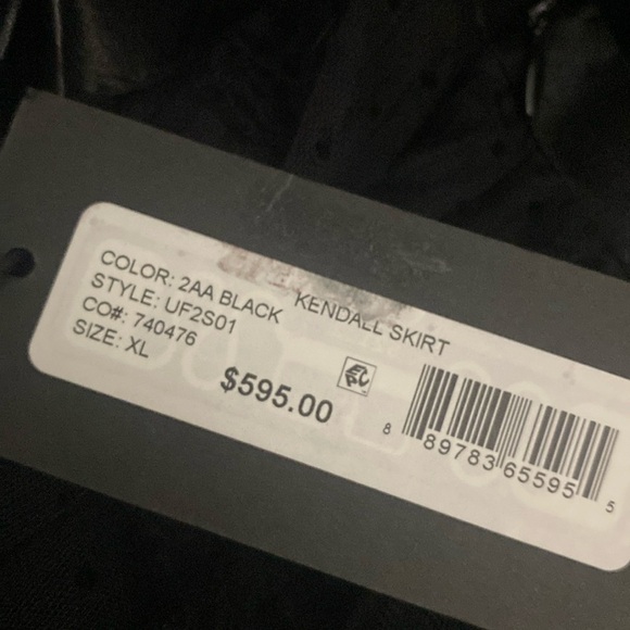 Ungaro Kendall Dotted Mesh Skirt NWT - Picture 11 of 13